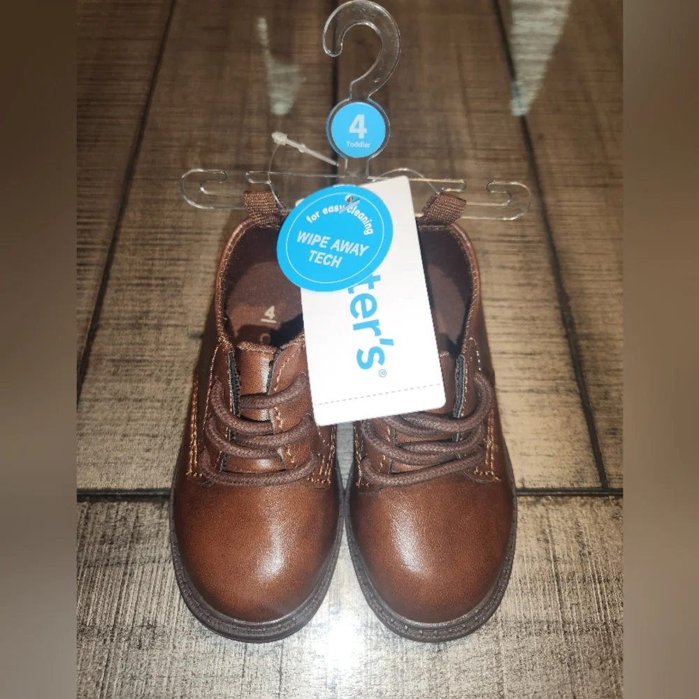 NWT Carter's Brown Dress Shoes